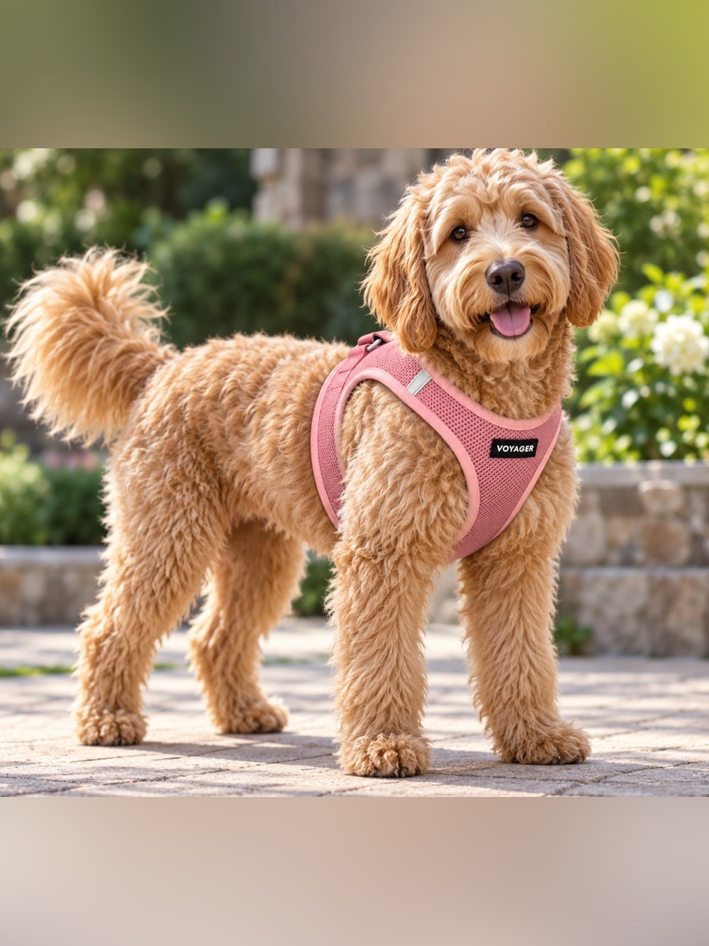 Voyager Step-in Air Dog Vest Harness - Pink, Size Large